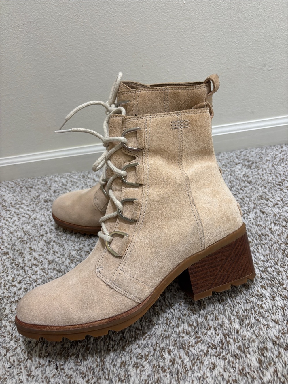 Sorel Cate Lace suede leather Booties 11